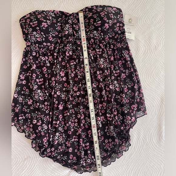 No Boundaries Juniors Mesh Tube Top, Size Large - Picture 5 of 9